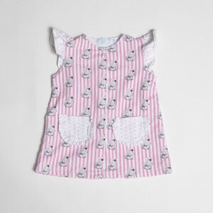 Sal & Pimenta Koala Polka Dot and Stripe Swim Terry Coverup